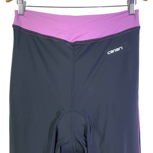 CANARI Black & Lilac Cycling Vogue Knicker Shorts - NWT - Picture 8 of 15